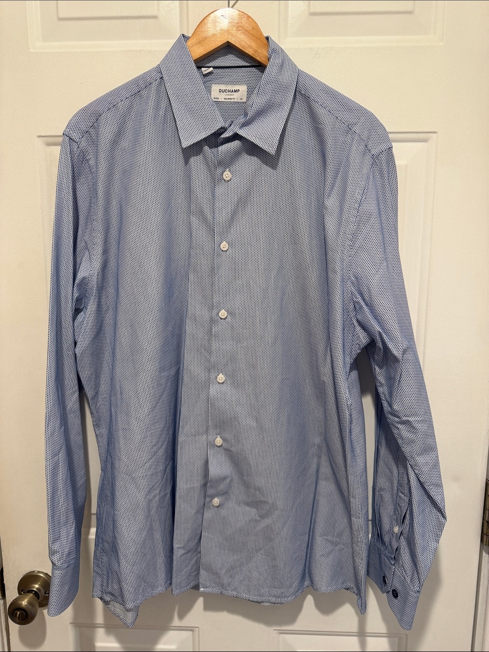 Duchamp London Long Sleeve Button Down Dress Shirt